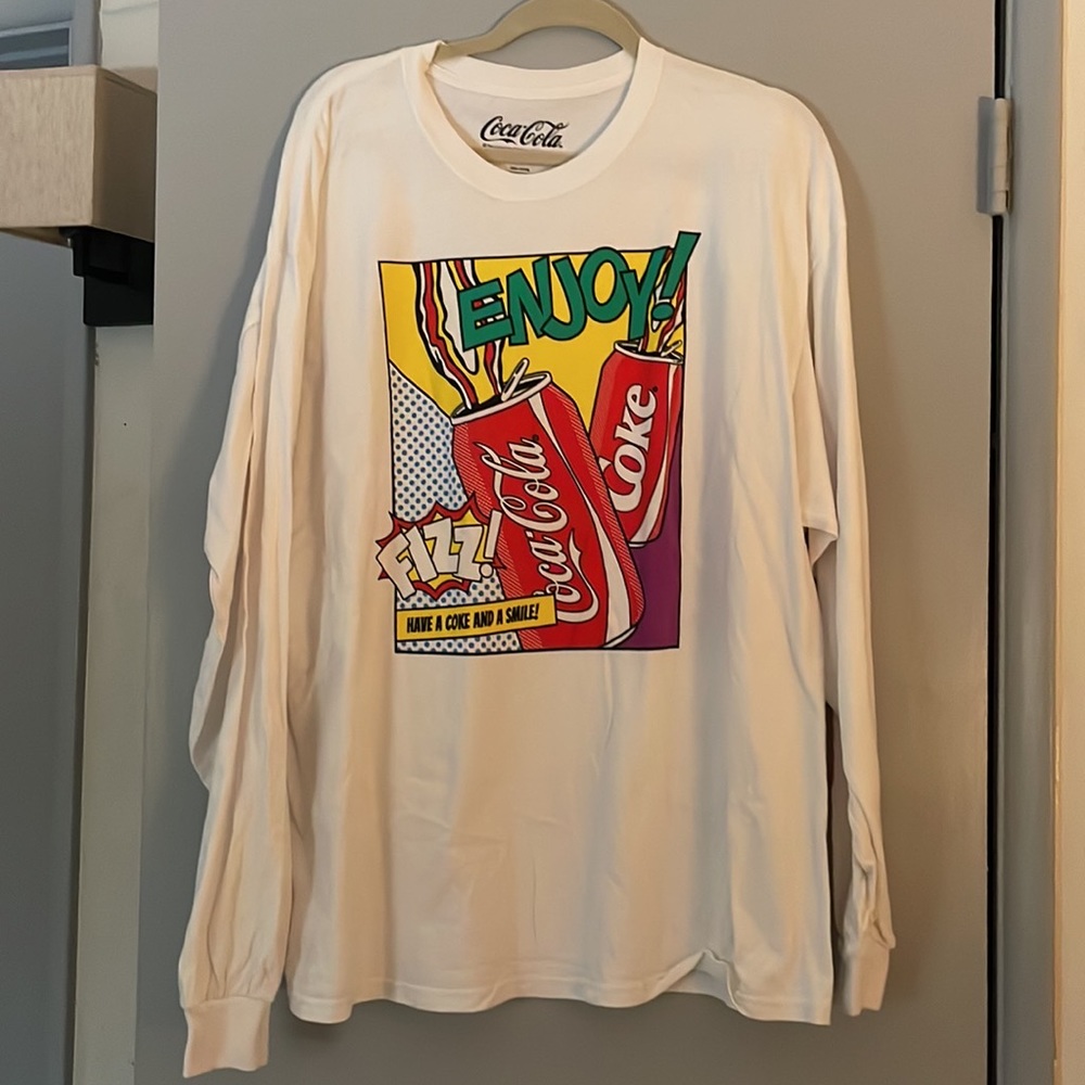 Coca Cola Graphic Long Sleeve Shirt